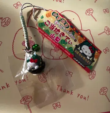 레어 야마나시 한정판 호박 호토나베 키티 족쇄 스트랩 2007