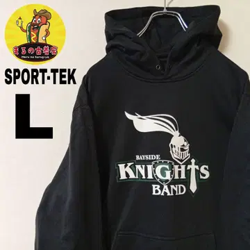 USA 구제 의류 SPORT-TEK 스포츠 후드티 L 블랙