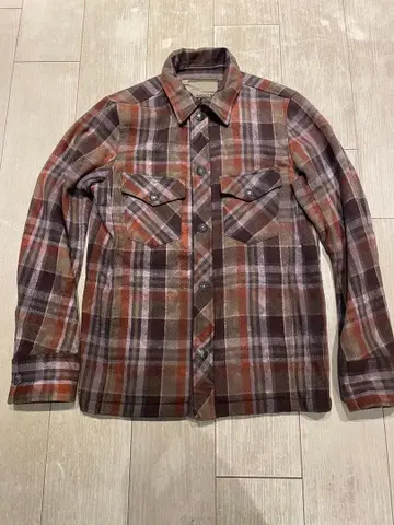 AYUITE 아유이테 네이티브 아메카지 체크 무늬 콤초 버튼