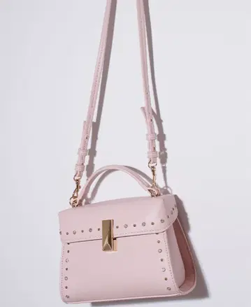 셀포드 비쥬 스터드 미니백 백