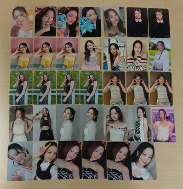 NiziU 마코 봉입 특전 트레이딩 카드 포토 카드 34장 묶음 판매