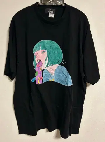 PEDRO 블랙 T셔츠 XXL