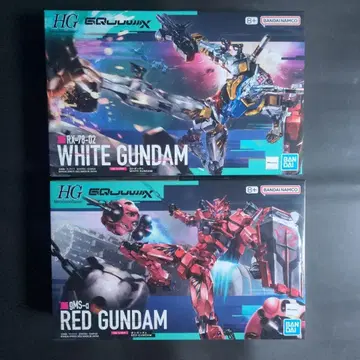 HG 화이트 건담 & 빨간색 건담