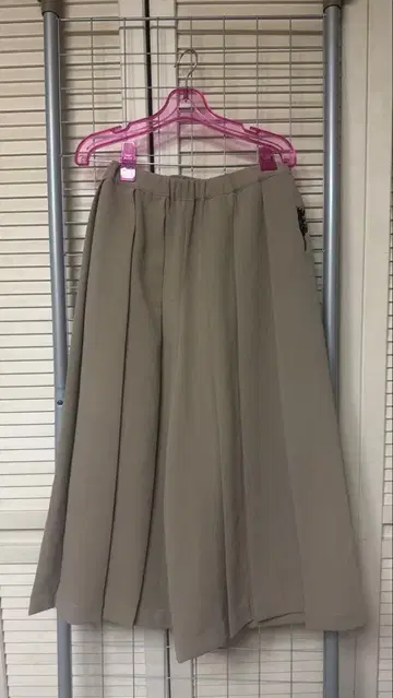 하카마 팬츠 베이지 고양이 자수 포함