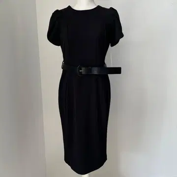 [ 새상품 ] calvin klein 블랙 무릎 기장 원피스 벨트 포함