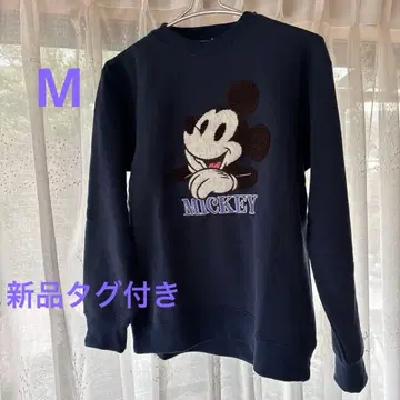 [택 포함 새상품] Disney 미키마우스 트레이닝복 M 네이비 속기모