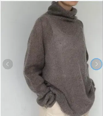 TODAYFUL 소프트 모헤어 터틀 니트 모헤어