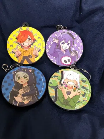 일상조 아크릴 키링 4종 세트