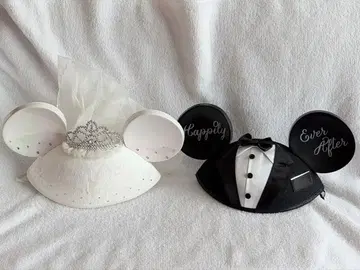 디즈니 미키 미니 이어햇 웨딩