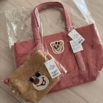 미사용 새상품 러브리 와펜 토트백 니나 복조리 귀 달린