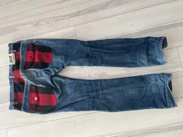 Concave 데님 블루 청바지