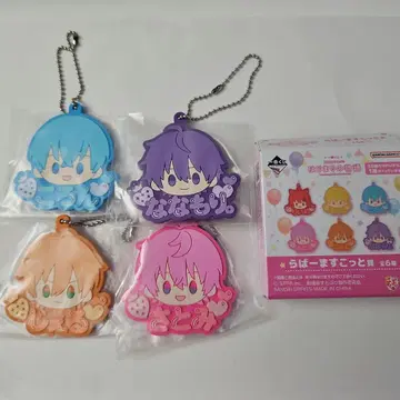 젤 사토미 나나모리 코론 4개 세트 키링