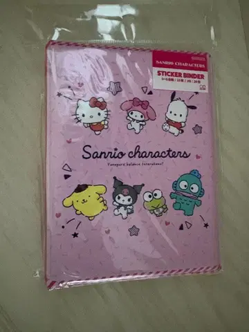 산리오 스티커 바인더 씰북