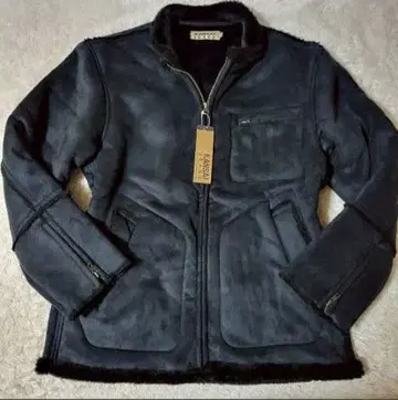 간사이진스 블랙 무스탕 코트 자켓 야마모토 간사이 남성용