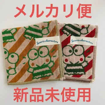 [ 미사용 새상품 ] 케로케로케로피 거즈 타월 손수건 2장 세트