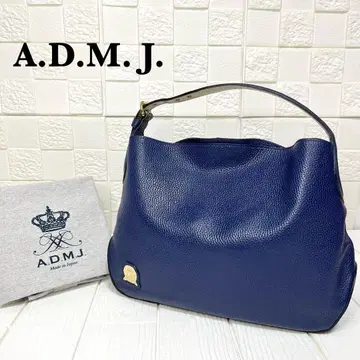 컨디션 최상 A.D.M.J. 원숄더 숄더 슈링크 금장 장식 로고