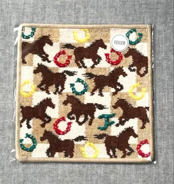 페일러 FEILER 프린트 호스 손수건 미사용 새상품