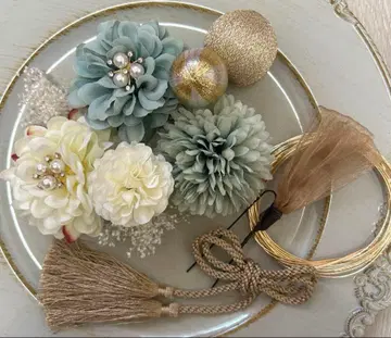 classic 화려한 성인식 졸업식 시치고산 사전 촬영 머리 장식