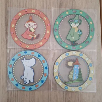 무민 러버 코스터 4개 세트