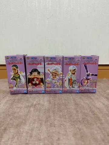 원피스 월드 컬렉터블 피규어 -에그 헤드 6- 전 5종 컴프 세트