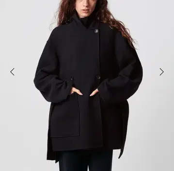 미사용 새상품 ATTISESSION 리버서블 벨트 코트