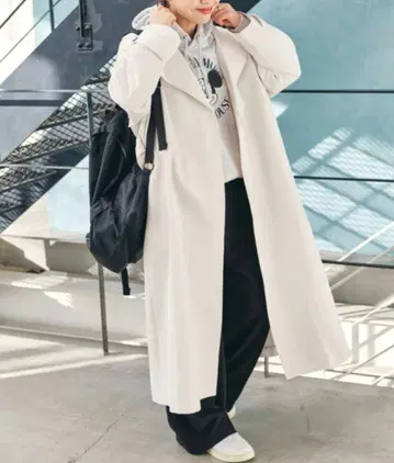 spick and span/코튼큐프라 노카라 트렌치코트