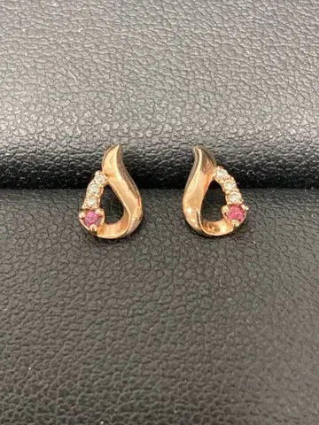 쿠미쿄쿠 K10 보석 귀걸이