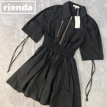 [ 택 포함 새상품 ] rienda 블랙 미니 원피스 [ S ]