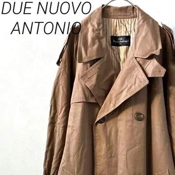 DUE NUOVO ANTONIO 트렌치코트 빅 포켓 심플