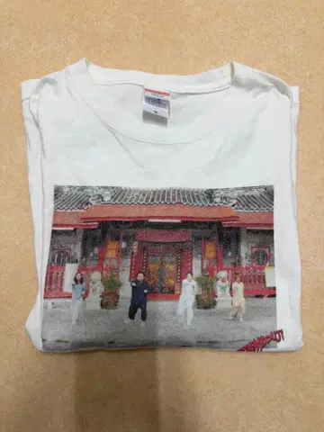 TENDOUJI 사인 포함 긴팔 T셔츠