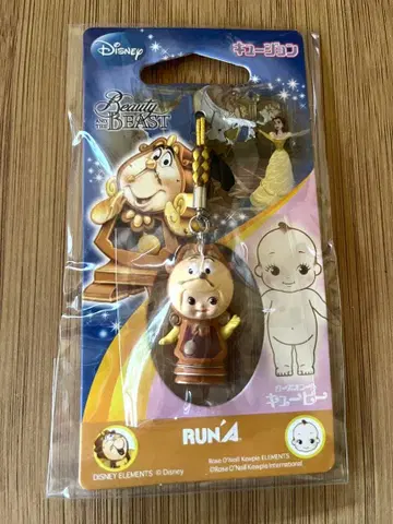 큐전 디즈니 큐피 코그워스 미녀와 야수 스트랩 족쇄