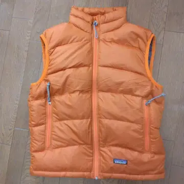 patagonia 다운 베스트 오렌지