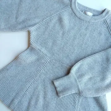 prose verse 래글런 페플럼 리브 니트 FREE 사이즈