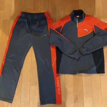 PUMA 저지 L 사이즈 그레이/오렌지