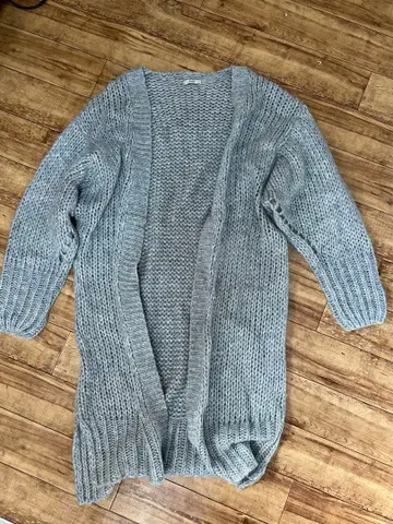 mystic 그레이 니트 가디건 F