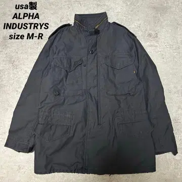 usa제 블랙 ALPHA INDUSTRIES M-65 자켓 M-R