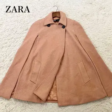 새상품급 자라 판초 케이프 코트 자켓 핑크 계열 XS