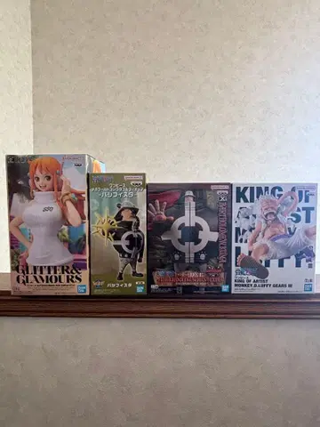 원피스 피규어 니카 나미 쿠마 파시피스타 4점 묶음 판매