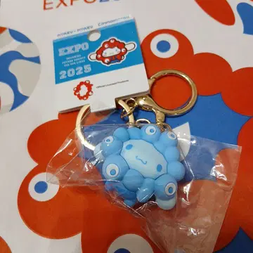 최애 컬러 산리오 미야쿠미야쿠 키링 시나모롤 [미개봉 새상품]