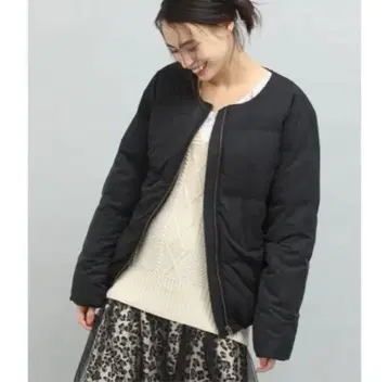 VIS 노카라 다운 자켓 다운 50% 페더 50%