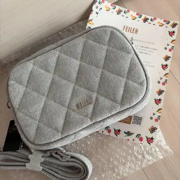 미사용 새상품 페이러 유니 숄더백 실버 그레이