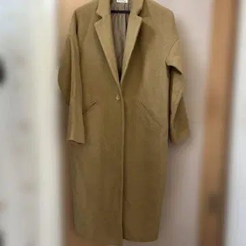 branshes 베이지 체스터 롱 코트