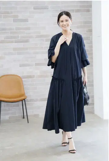 VIRINA 네이비 웬디 원피스 마터니티