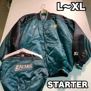 NFL EAGLES STARTER 바시티 자켓 L~XL 충전솜 블루종