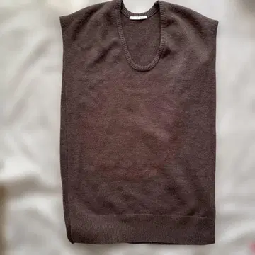 KBF 슬리브리스 니트 니트 베스트 판초