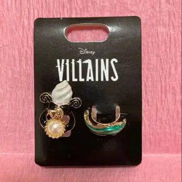 디즈니 빌런즈 세트 귀찌 커프 에리얼 플롯삼