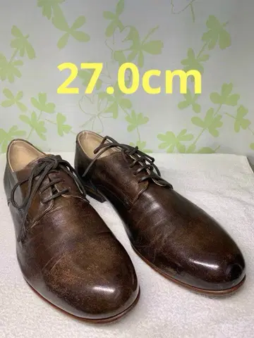 SHIPS(쉽스) 다크 브라운 플레인토 드레스 슈즈