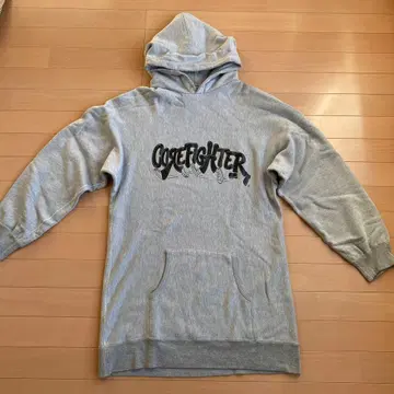 코어파이터 COREFIGHTER 후드 부착 후드티 그레이