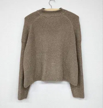 [jewelchanges] 베이지 리브 니트 스웨터