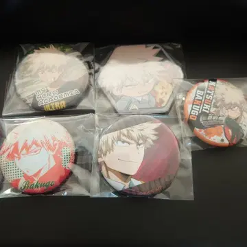 나의 히어로 아카데미아 캔뱃지 5개 바쿠고